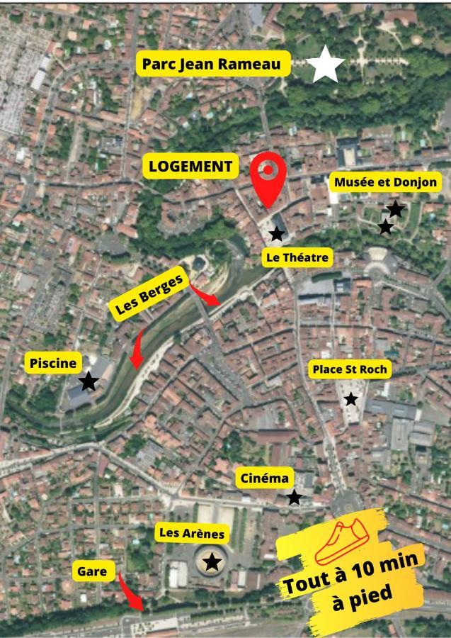 Le Wlerick 2 - Hyper Centre - Au Calme - Wifi Apartment Mont-de-Marsan Exterior photo